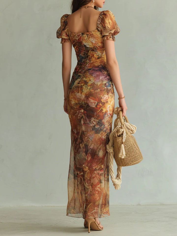 Fiamma Maxikleid – Vorderansicht