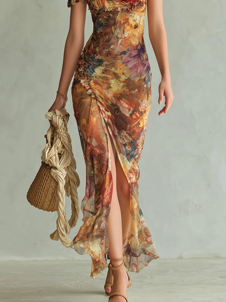 Fiamma Maxikleid – Rückansicht
