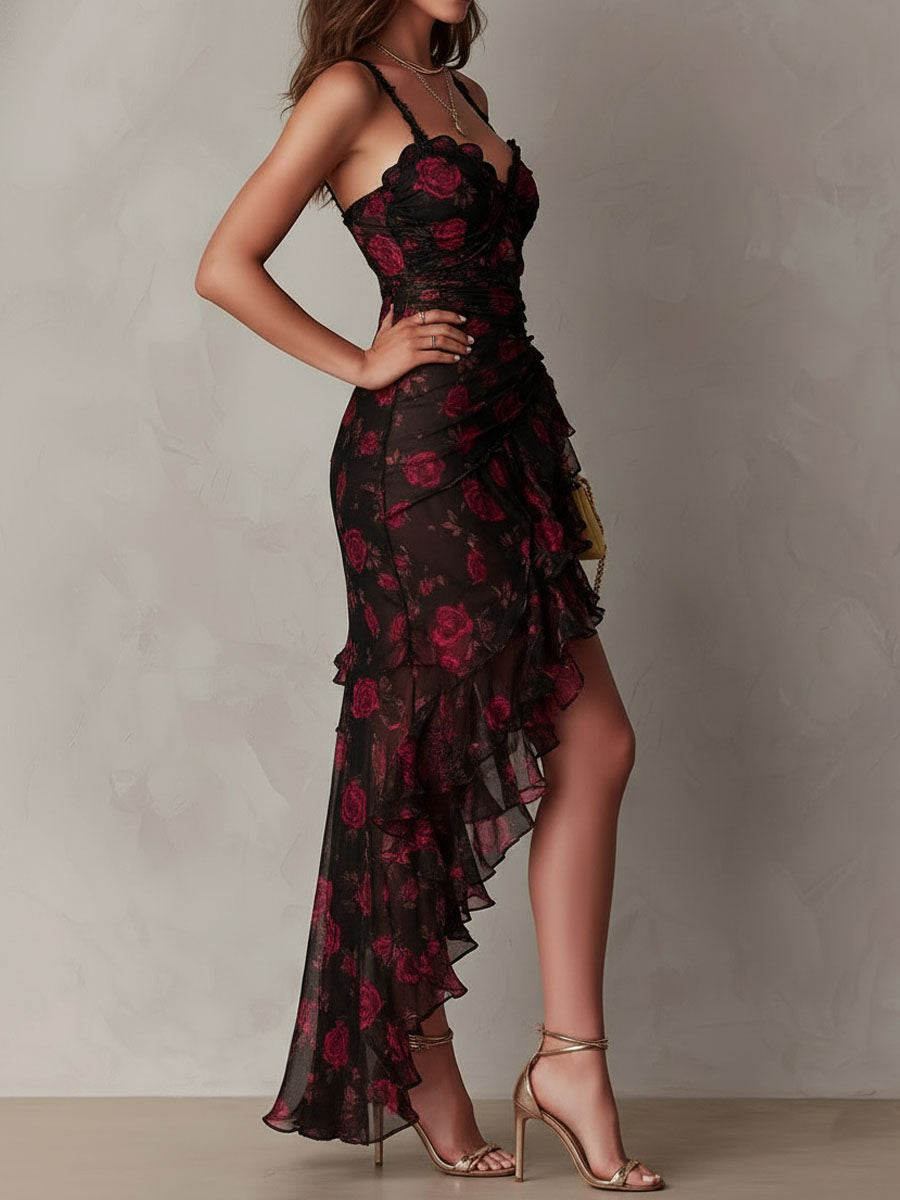 Carlotta Maxikleid – Seitenansicht