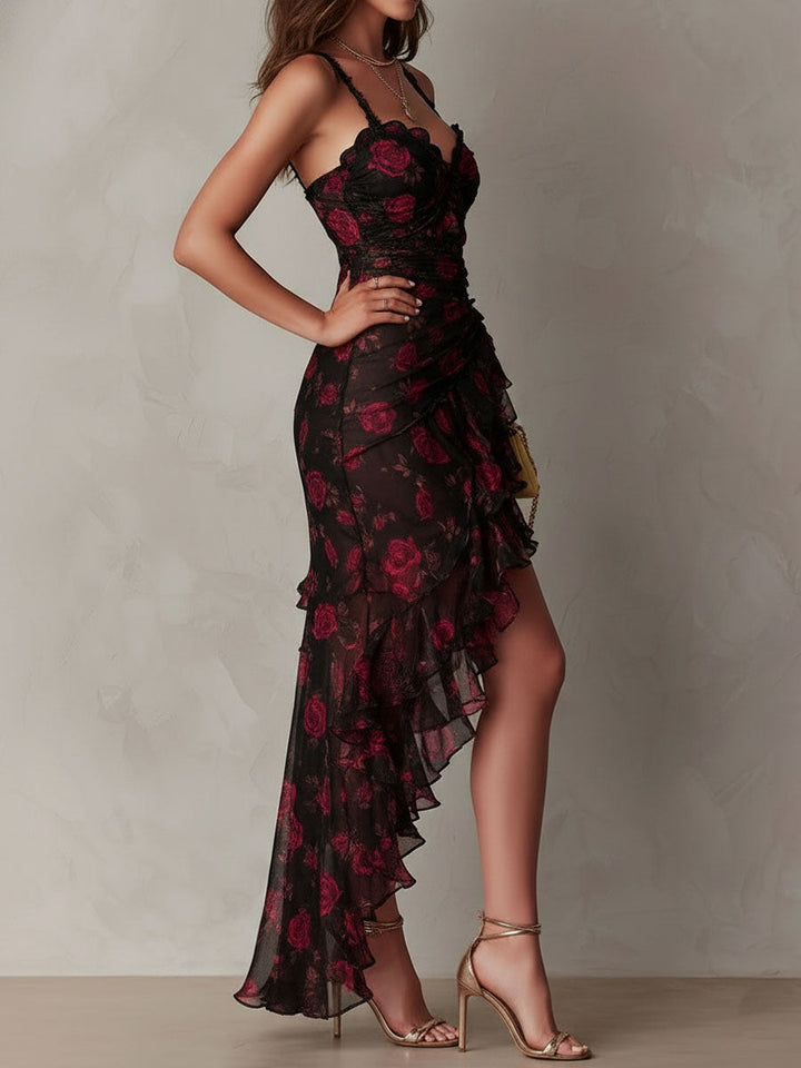Carlotta Maxikleid – Seitenansicht