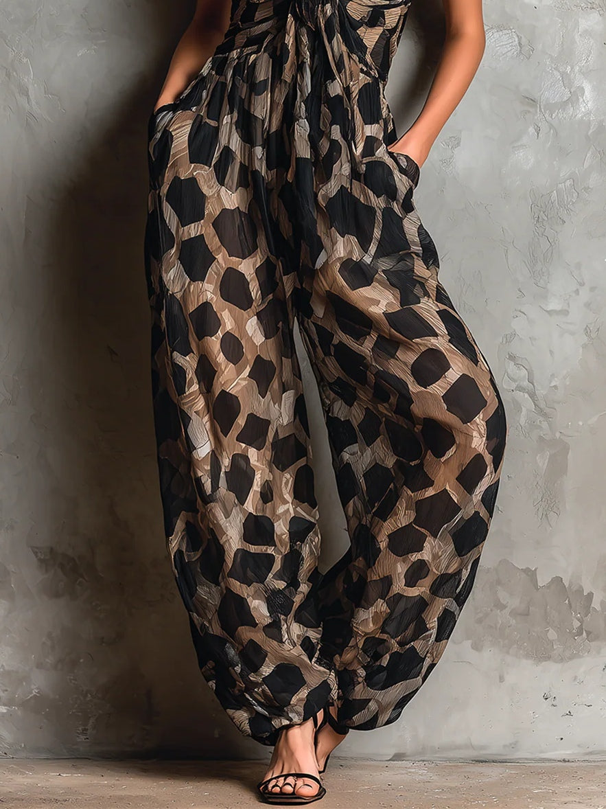 Savannenzauber™ | Animal-Print Jumpsuit