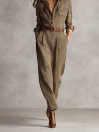 Anna™ | Karo-Jumpsuit
