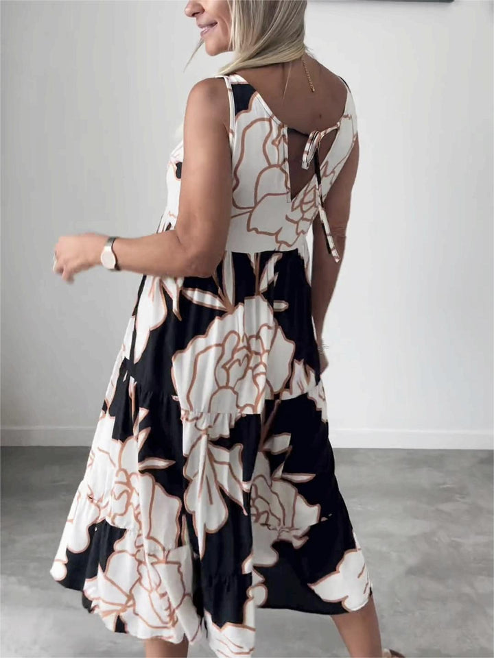 Blütenanmut | Elegantes Blumenkleid