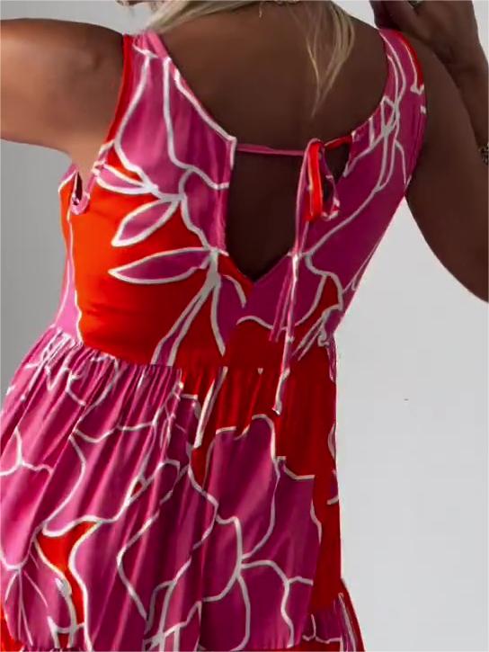 Blütenanmut | Elegantes Blumenkleid