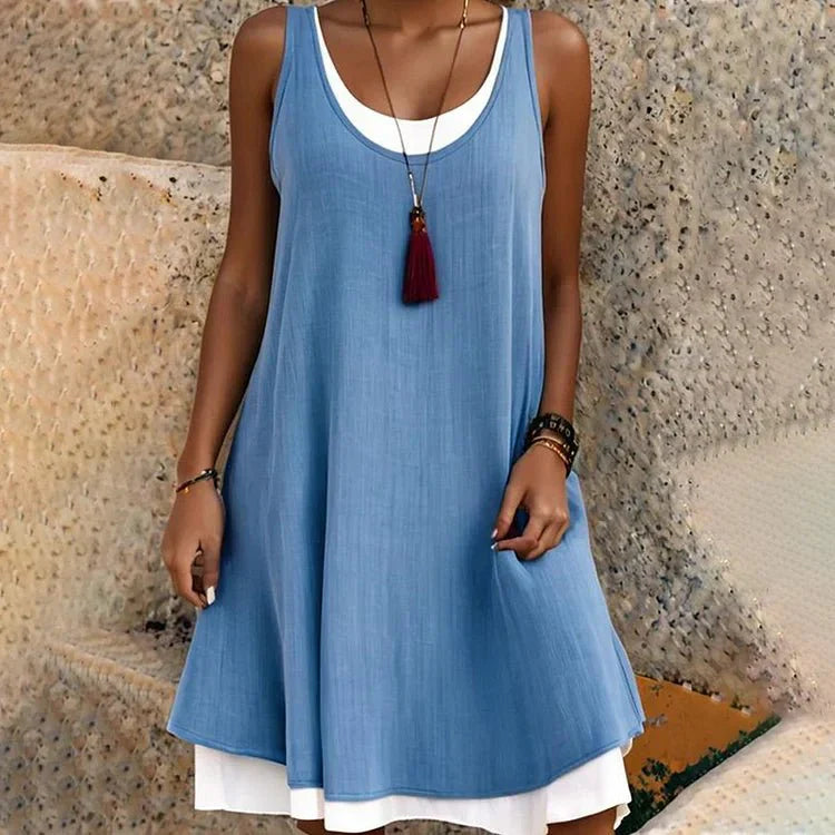 Sonnenbucht | Ärmelloses Midikleid