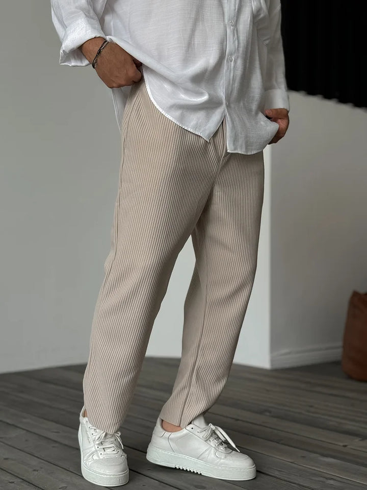 Plisseerelax | Herren Relax Fit Plissee Hose