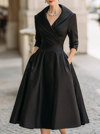 Leaglanz | Elegantes Midikleid mit Dezentem Glanz