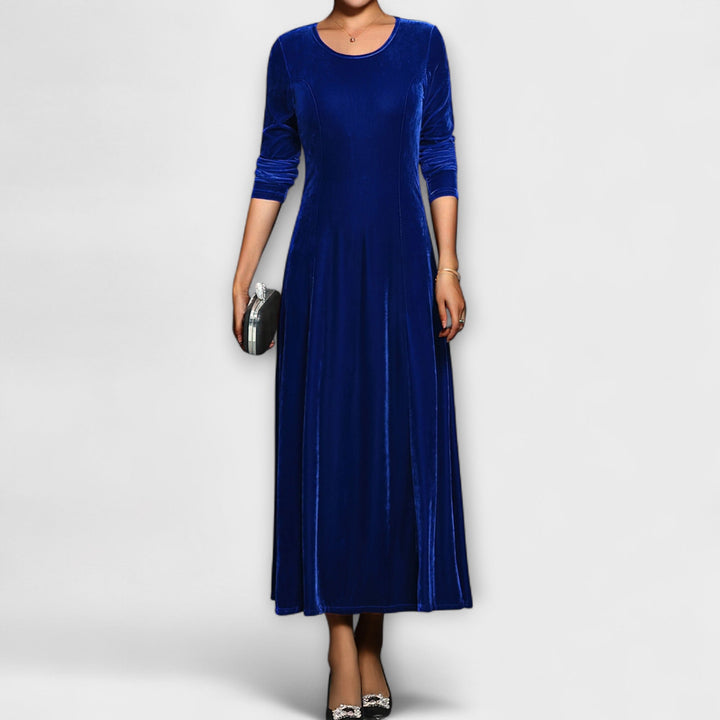 Marilousamt | Weiches Samtkleid