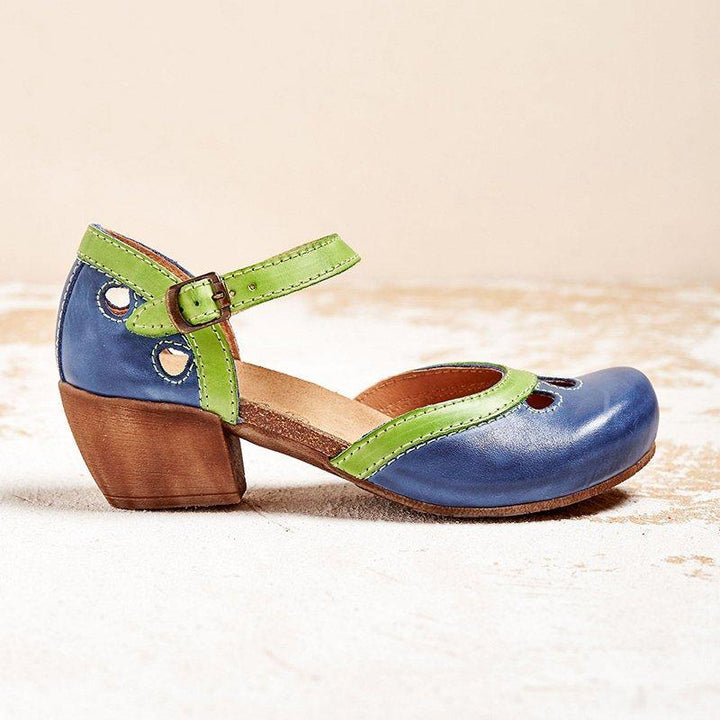 Federschritt | Orthopädische Sandalen mit niedrigem Absatz