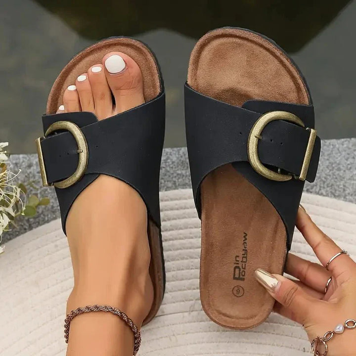 Stützkomfort | Orthopädische Damensandalen