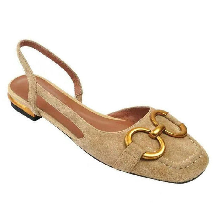 Schnallenglanz | Stilvolle orthopädische Sandalen