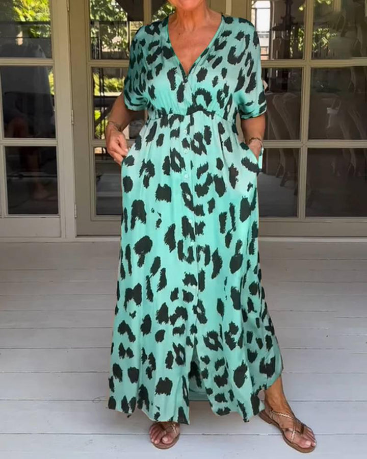 Wildmuster | Kleid mit Leopardenprint