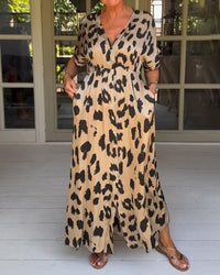 Wildmuster | Kleid mit Leopardenprint
