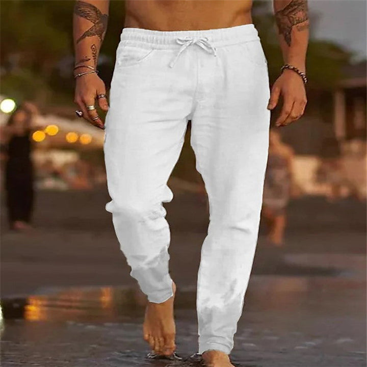 Strandbaumwolle | Lässige Herren Strandhose aus Baumwolle