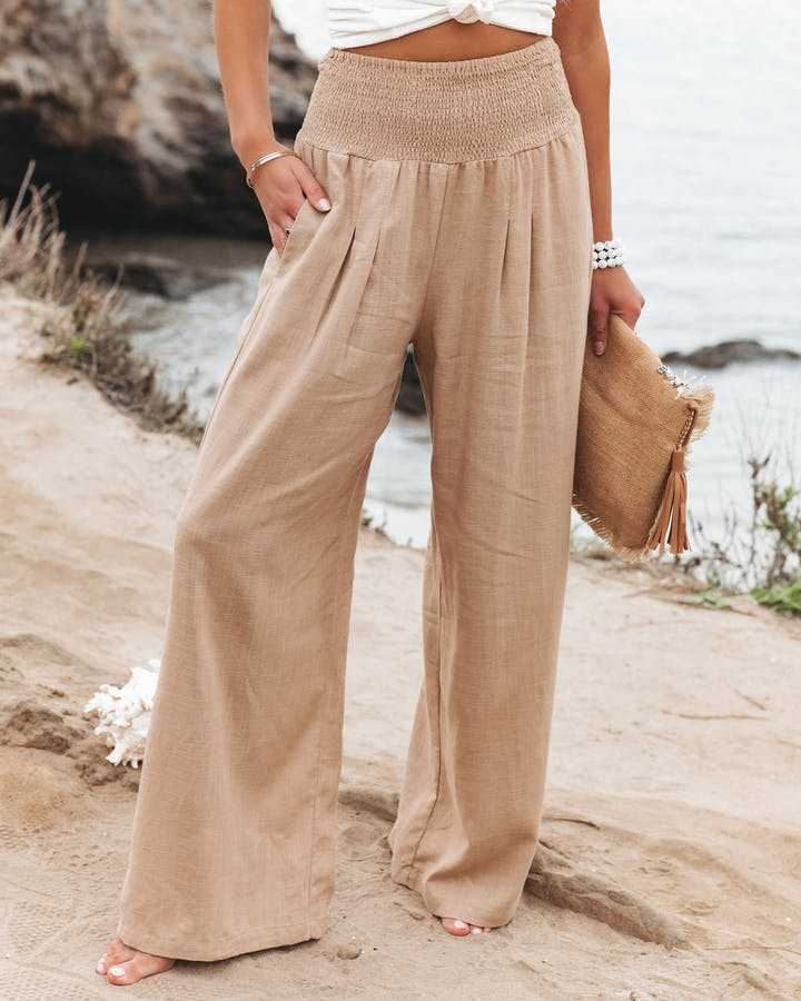 Küstenbrise | Lässige Wide-Leg Hose