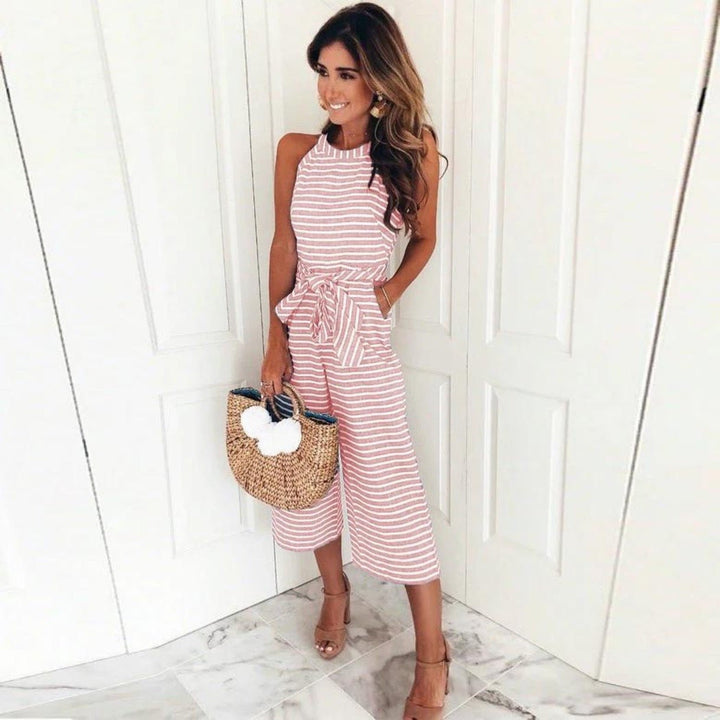 Streifenzauber | Gestreifter Jumpsuit