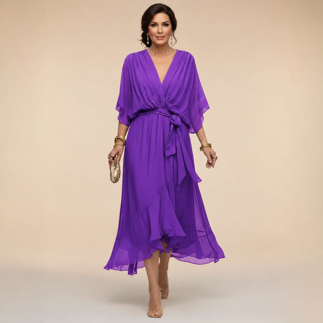 Monica Maxikleid in Violett