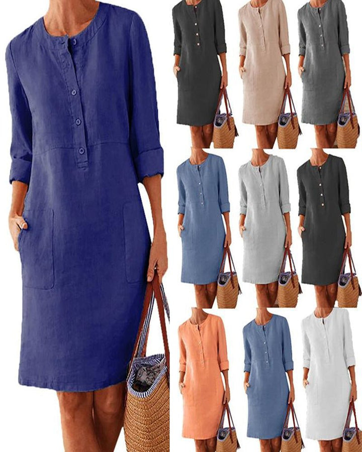 Knopfcharme | Zeitlos schickes Kleid