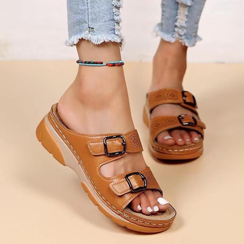 Doppelschnalle | Orthopädische Sandalen