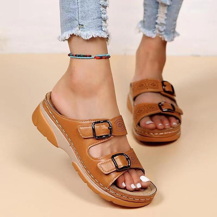 Doppelschnalle | Orthopädische Sandalen