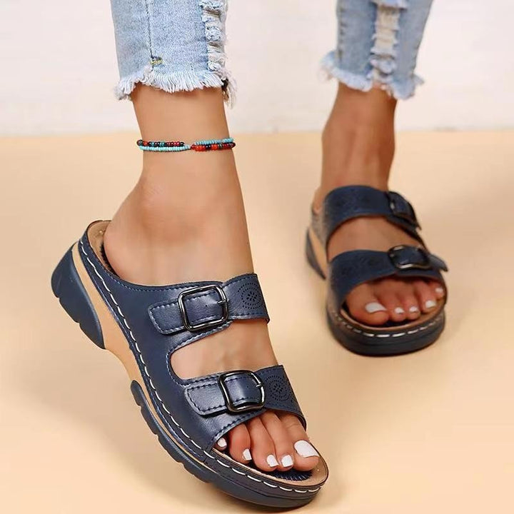 Doppelschnalle | Orthopädische Sandalen