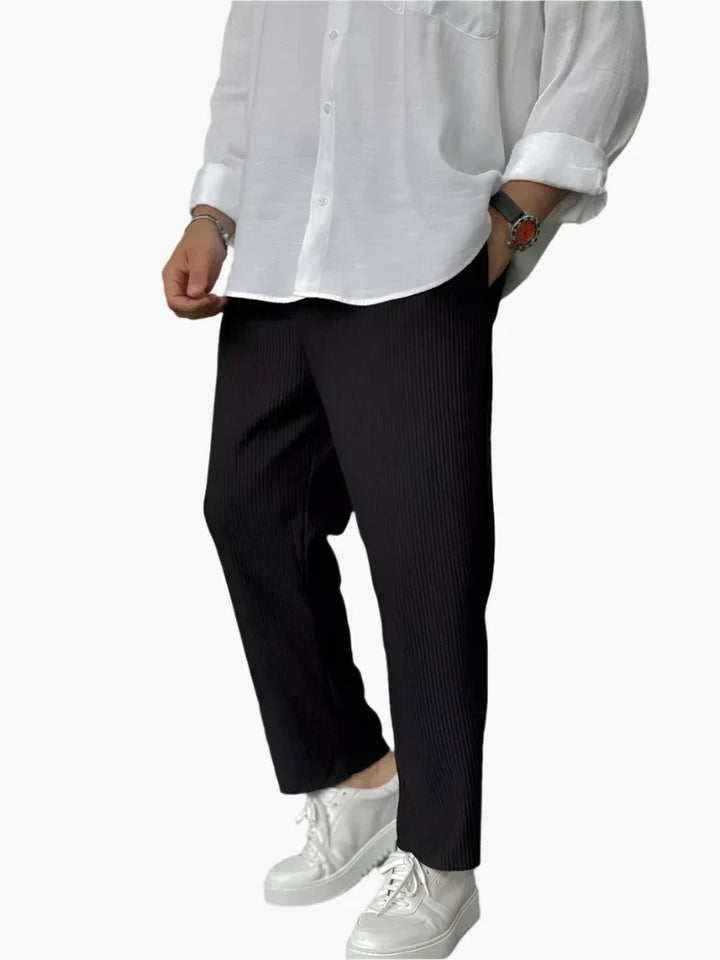 Plisseerelax | Herren Relax Fit Plissee Hose