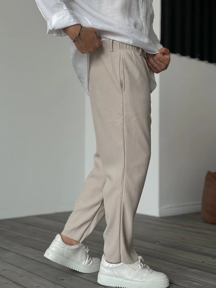 Plisseerelax | Herren Relax Fit Plissee Hose