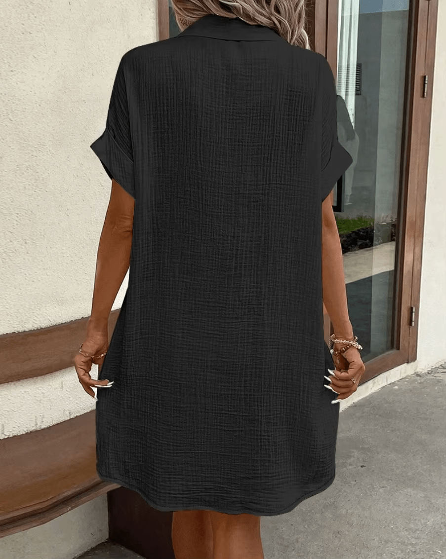 Luzhemd | Bequemes Hemdkleid mit Knöpfen
