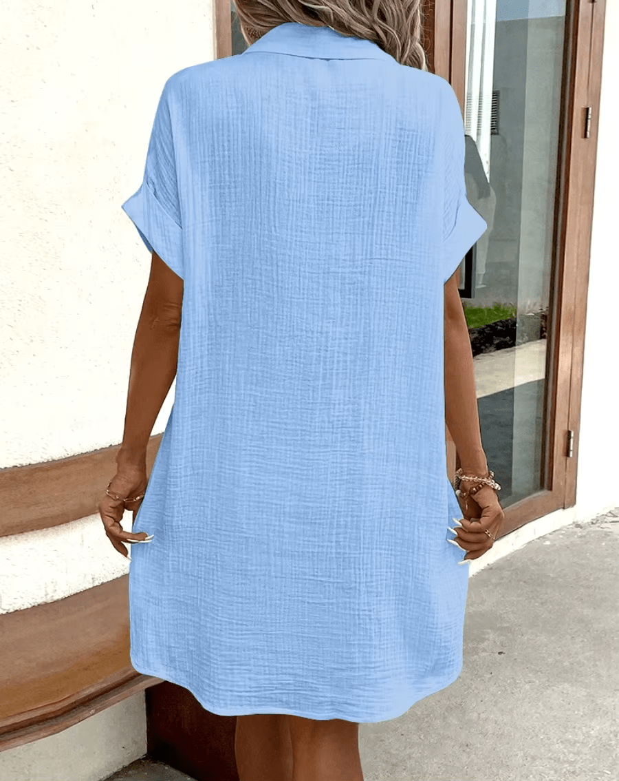 Luzhemd | Bequemes Hemdkleid mit Knöpfen