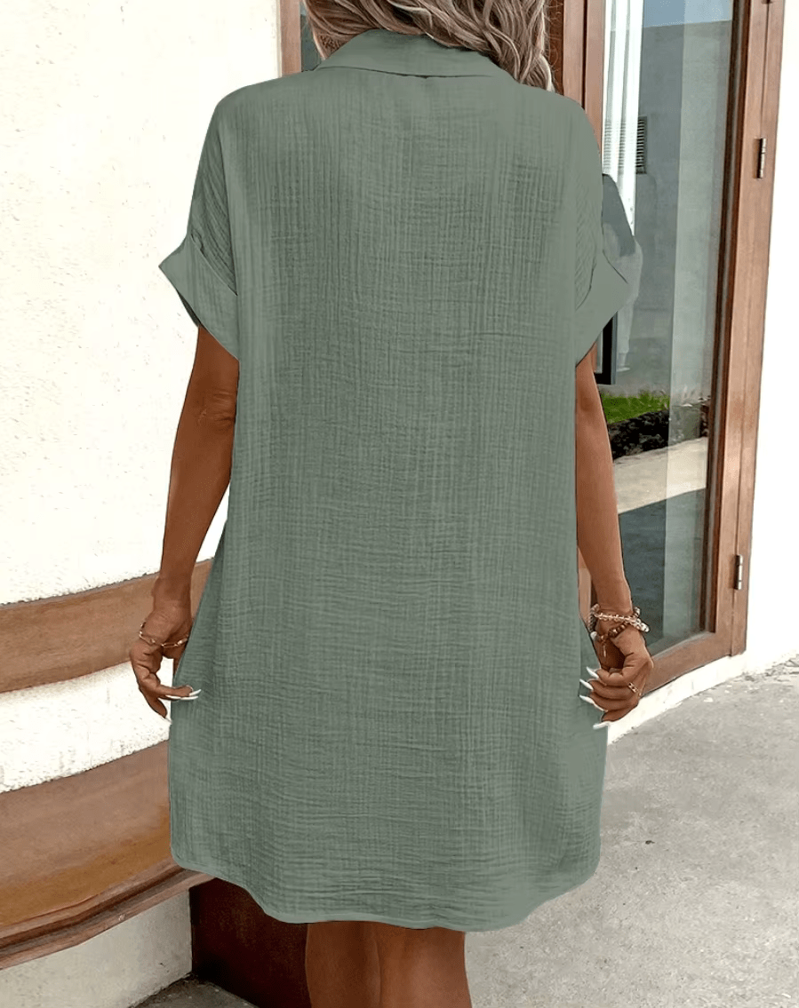 Luzhemd | Bequemes Hemdkleid mit Knöpfen