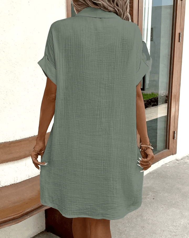 Luzhemd | Bequemes Hemdkleid mit Knöpfen