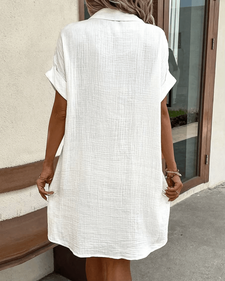 Luzhemd | Bequemes Hemdkleid mit Knöpfen