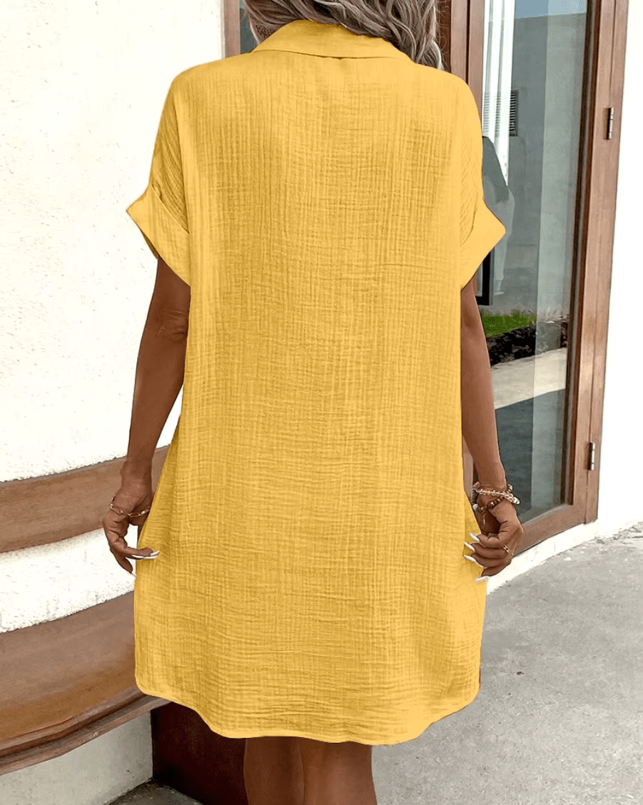 Luzhemd | Bequemes Hemdkleid mit Knöpfen