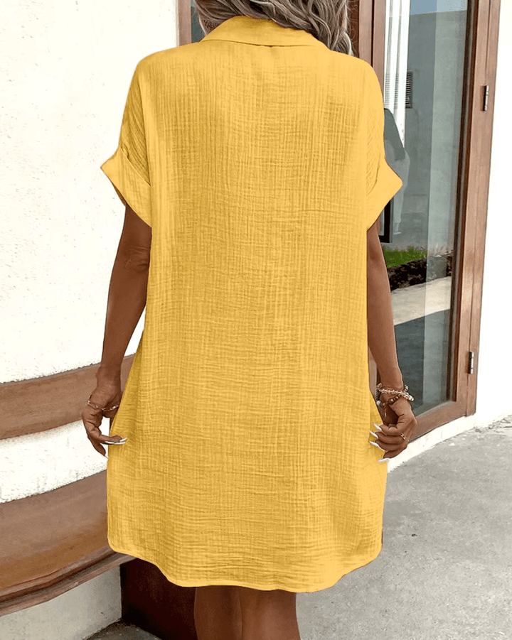 Luzhemd | Bequemes Hemdkleid mit Knöpfen