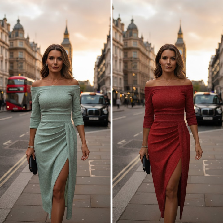 Elyneck | Schickes Maxikleid mit Neckholder