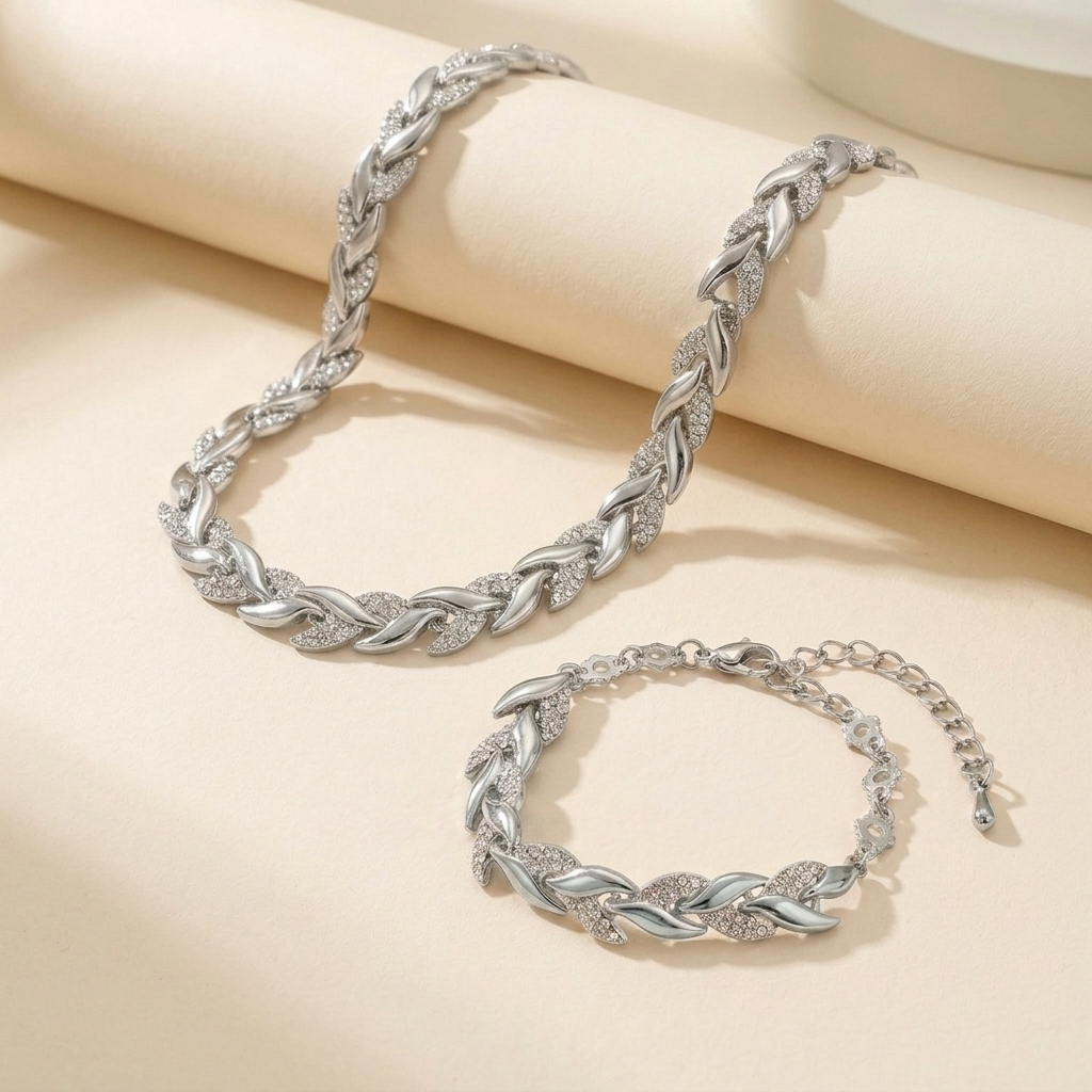 Claudine | Handgefertigter Fischschwanz-Anhänger und Armband
