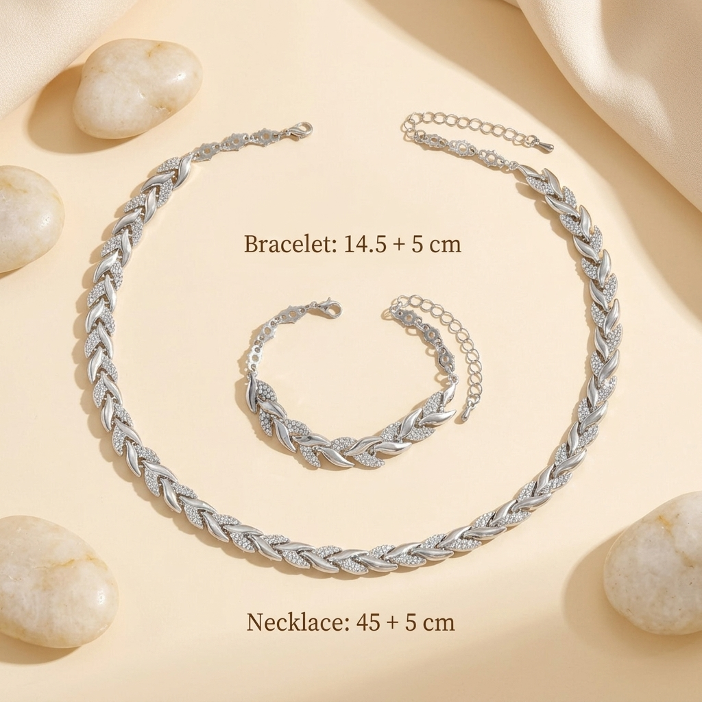 Claudine | Handgefertigter Fischschwanz-Anhänger und Armband