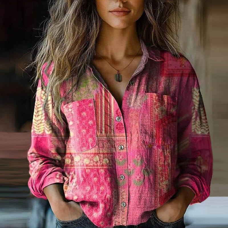 Retrodruck | Bedruckte Bluse