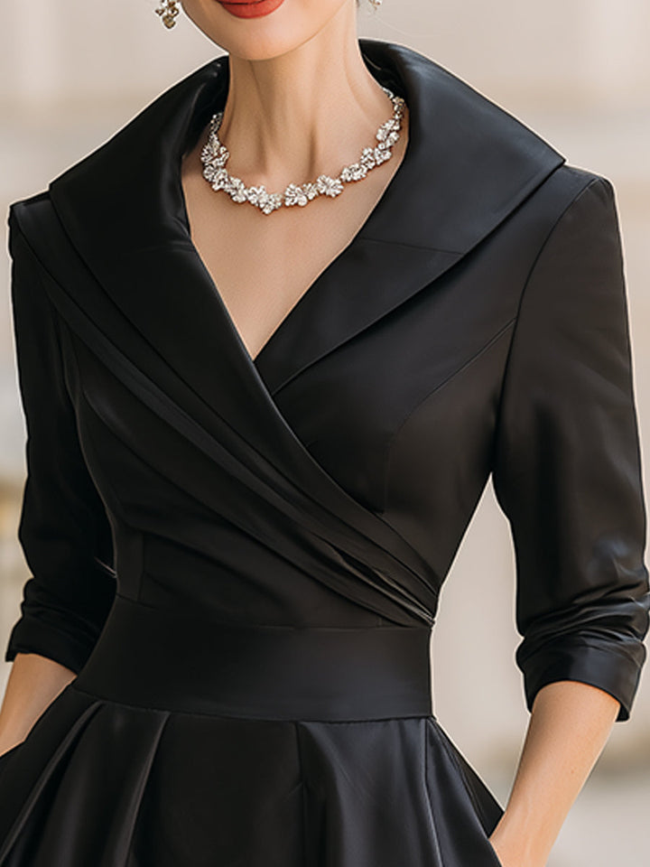 Leaglanz | Elegantes Midikleid mit Dezentem Glanz