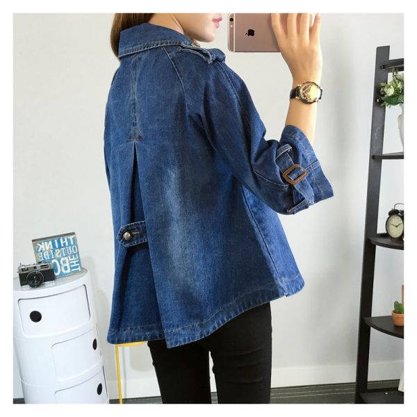 Denimcape | Stylischer Jeans-Cape-Mantel