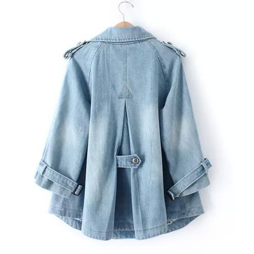 Denimcape | Stylischer Jeans-Cape-Mantel