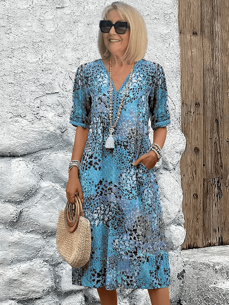 Meeresbrise | Fließendes Sommerkleid