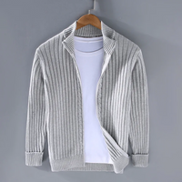 Rubenstrick | Lässige Zip-Up Strickjacke