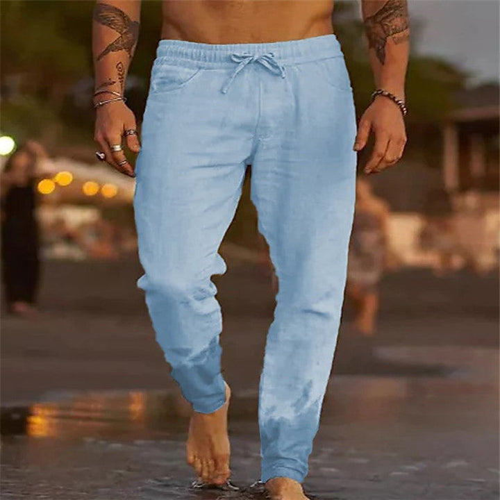 Strandbaumwolle | Lässige Herren Strandhose aus Baumwolle