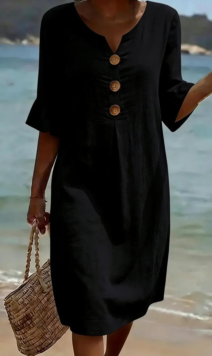 Naomi Shiftkleid in Schwarz