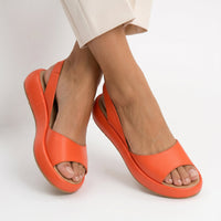 Claudia™ | Flache Sandalen mit anatomischem Fußbett