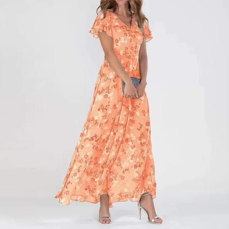 Farbrausch | Glamouröses Kleid mit Bauch-Kaschier-Effekt