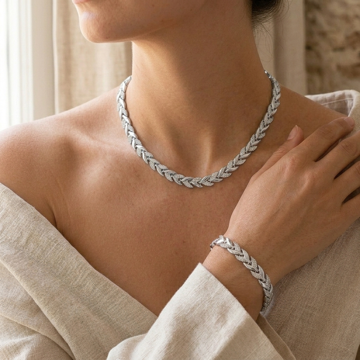 Claudine | Handgefertigter Fischschwanz-Anhänger und Armband