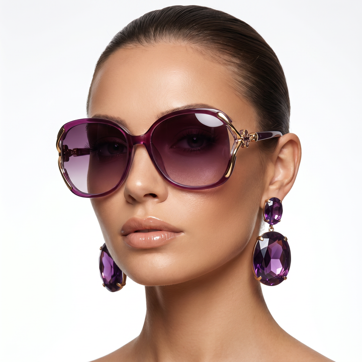 Rosewood Übergroße Sonnenbrille