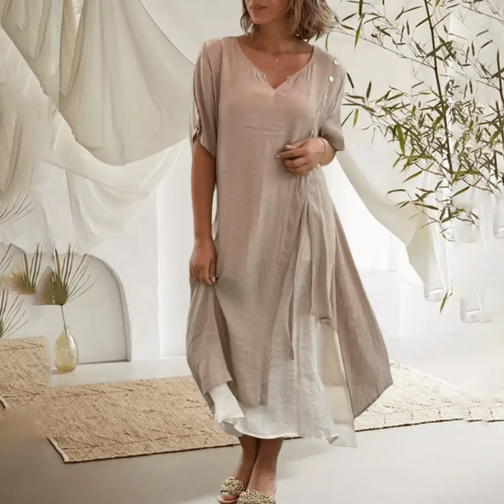Zeitlosglanz | Klassisches Maxikleid